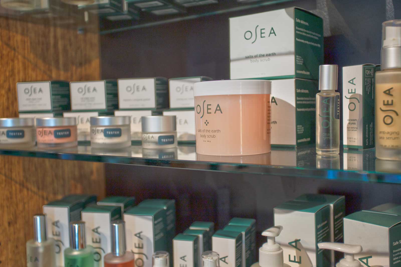 Spa Manzanita features OSEA products