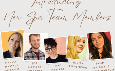 Introducing New Spa Team Members!